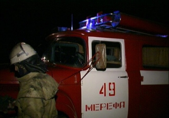 Во время пожара в Мерефе погиб 39-летний мужчина