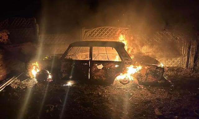 Враг уничтожил автомобиль, дома, объекты инфраструктуры, погибли два человека