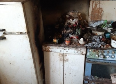 В Харькове горели квартиры в двух 16-этажных домах