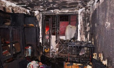 Во время пожара в Харькове погибли два человека, спасена женщина с ребенком