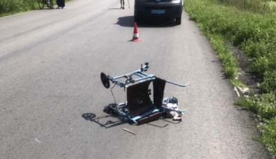 В Сумах задержали водителя, который сбил колясночника и скрылся с места ДТП