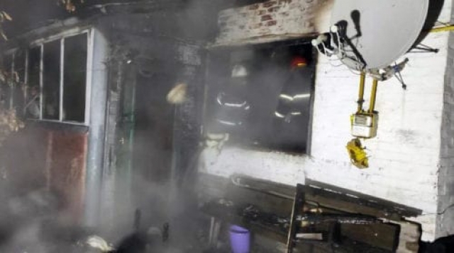 Пожар в Балаклее – госпитализирована 85-летняя женщина