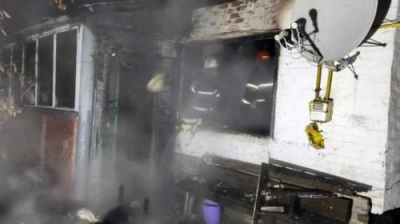 Пожар в Балаклее – госпитализирована 85-летняя женщина