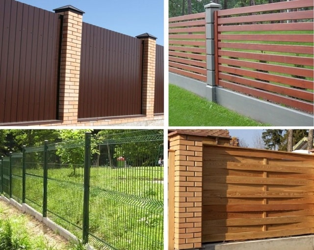 Забор для частного дома: виды и варианты, какой выбрать