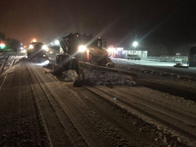 В области всю ночь ликвидировали последствия циклона