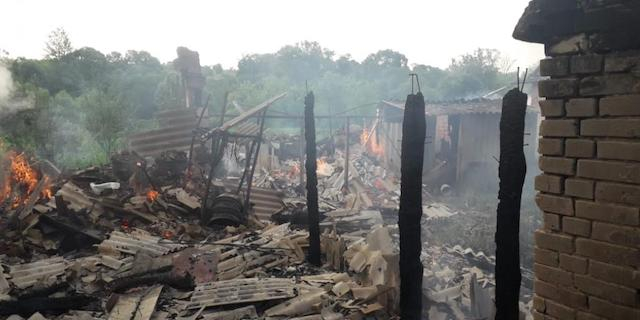 В селе Мосьпаново во время обстрела погибли двое местных жителей