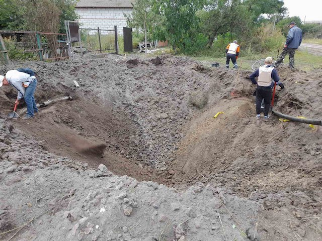 В поселке Печенеги после обстрела 6-го сентября восстановили электроснабжение