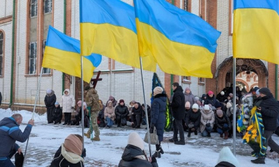 В Златополье в последний путь проводили защитника Украины