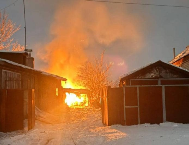 На Новый год россияне атаковали 8 населенных пунктов области