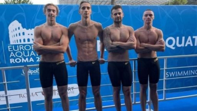 Украинская сборная установила рекорд в эстафетном плавании на чемпионате Европы