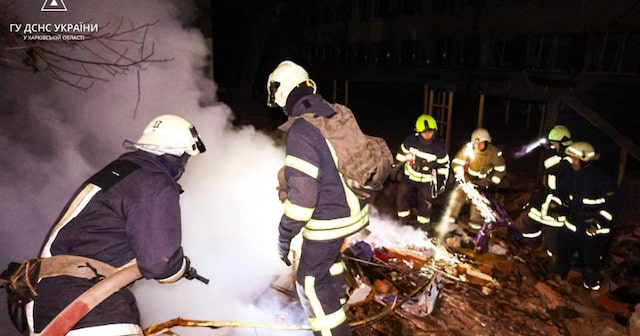 Ночью враг обстрелял Харьков баллистическими ракетами