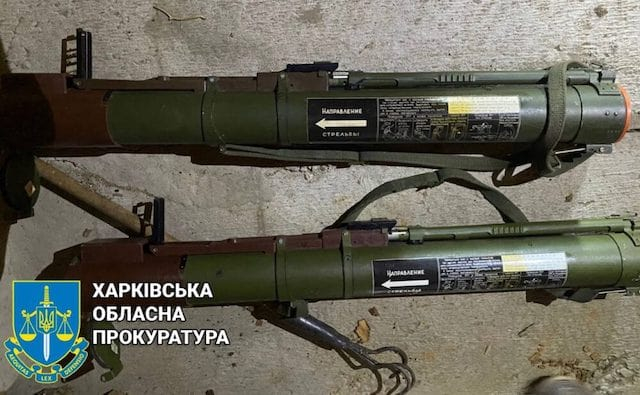 У жителей освобожденных сел нашли оружие и боеприпасы