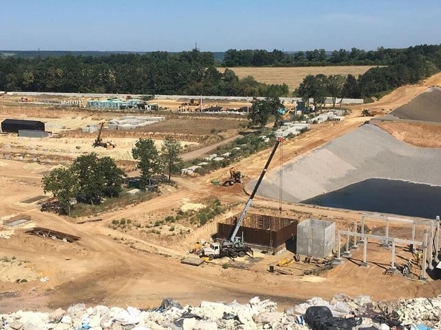 В Дергачах строится уникальный для Украины комплекс по переработке ТБО