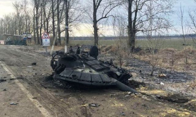 Разбита колонна вражеской техники – потери личного состава врага огромны