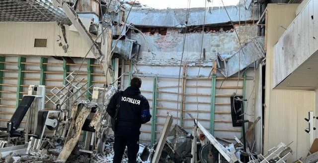 Под вражеский обстрел попал спортивный комплекс «Акварена»