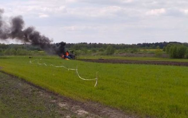 Фермерское хозяйство из-за мин потеряло 8 единиц техники