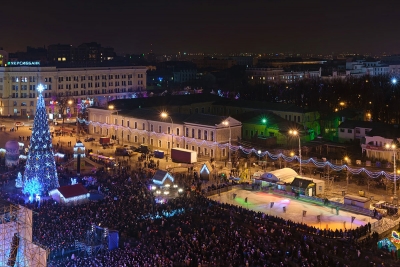 Скоро оборудуют новогодний городок
