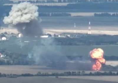 ВСУ уничтожили вражескую САУ 2С19 «Мста-С» на севере области (видео)