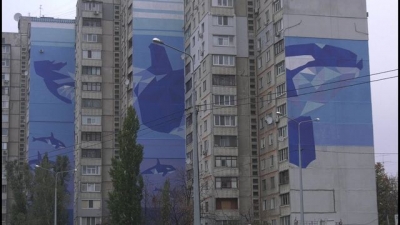 В Харькове появился большой и очень дорогой мурал