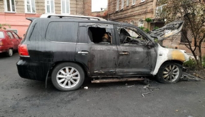 В Харькове орудуют поджигатели авто?