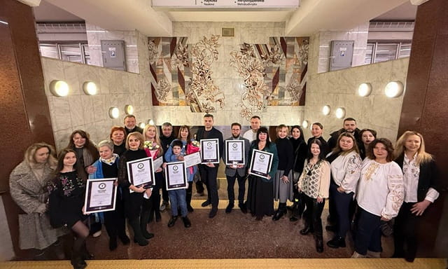 В Харьковском метрополитене благодаря уникальным панно зафиксирован мировой рекорд