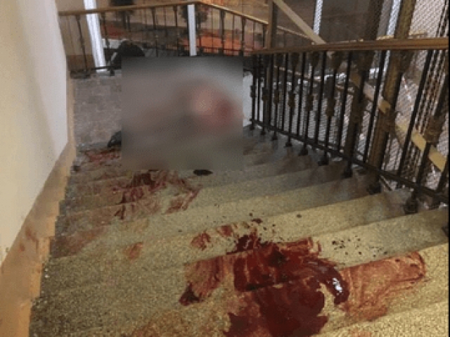 В университете Харькова зарезали человека (фото)