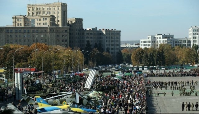 В Харькове масштабно отметили День защитника Украины