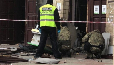 В одном из ВУЗов Харькова прогремел взрыв (фотофакт)