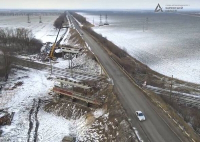 В Чугуевском районе продолжается строительство путепровода