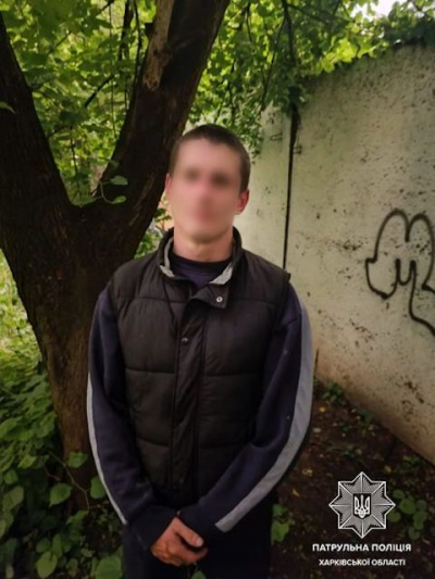 Патрульные полицейские задержали мародера на месте преступления