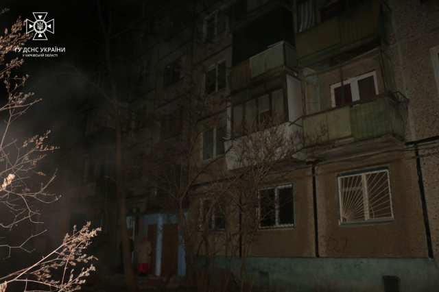 В ночном пожаре в Харькове погибли два человека