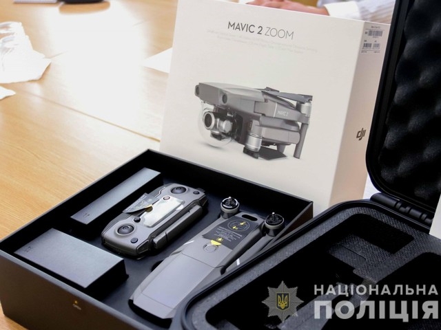 У харьковских полицейских появился квадрокоптер