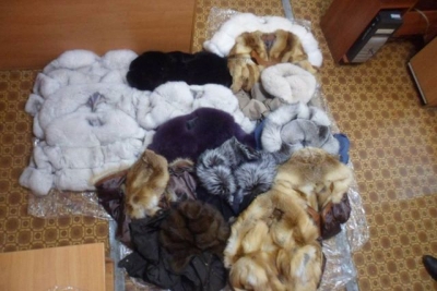 Проводник поезда Москва-Харьков намеревался незаконно провезти меховые шубы (видео)