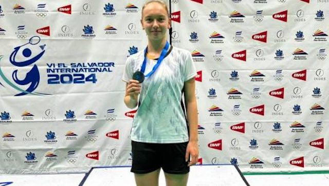 Евгения Кантемир на турнире по бадминтону в Перу завоевала серебряную медаль