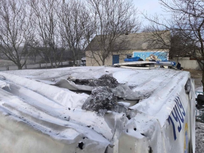 Под прицелом российских террористов находились машины скорой помощи