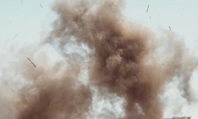 В воскресенье вечером на окраине Харькова прогремел взрыв