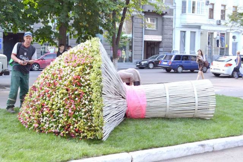 В Харькове «букет невесты» вызвал ажиотаж