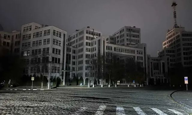 На выходных Харьков погрузился в тотальный блэкаут