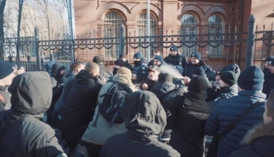 В Харькове члены «Нацкорпуса» разгромили съемочную площадку фильма о войне