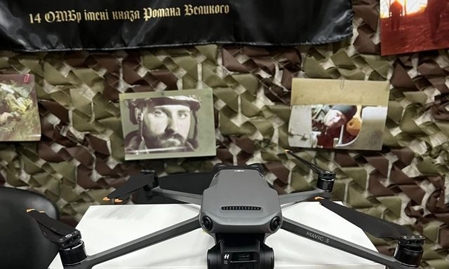 14-ой ОМБр передали несколько квадрокоптеров