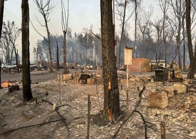 В Боровском лесничестве погасили пожар, начавшийся 20-го октября