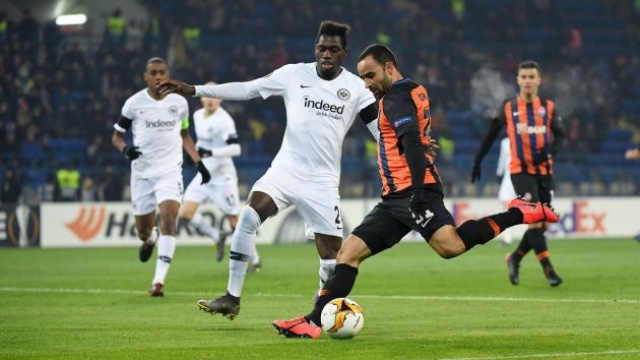 1/16 Лиги Европы: «Шахтер» в меньшинстве сыграл вничью с «Айнтрахтом»