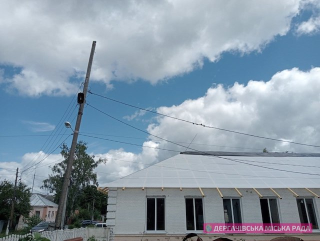 В Дергачах приступили к восстановлению детского сада «Калинка»