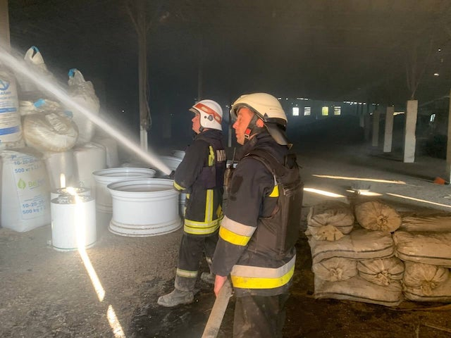 В Киевском районе Харькова произошел масштабный пожар