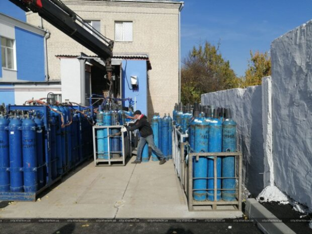 В больнице № 13 Харькова заработала кислородная станция