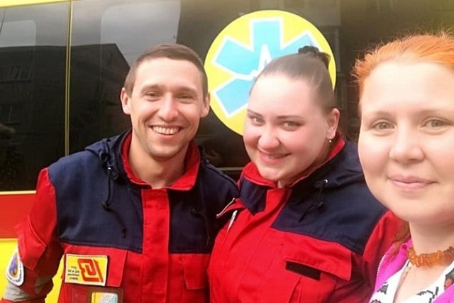 Харьковчанка Анна Курилова на реанимобиле вернулась домой из Беларуси