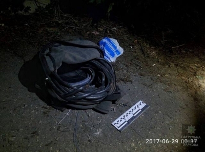 В центре Харькова мужчину поймали на горячем