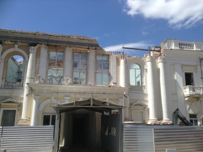 Реконструкция Харьковской филармонии продолжается
