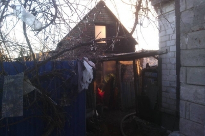 В г. Барвенково во время пожара погиб пожилой мужчина