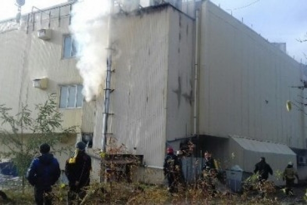 Пожар на рынке "Барабашово"